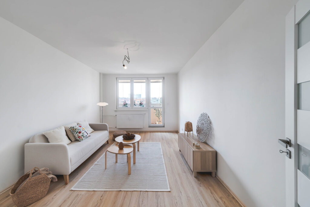 Home staging Ostrava - obývací pokoj