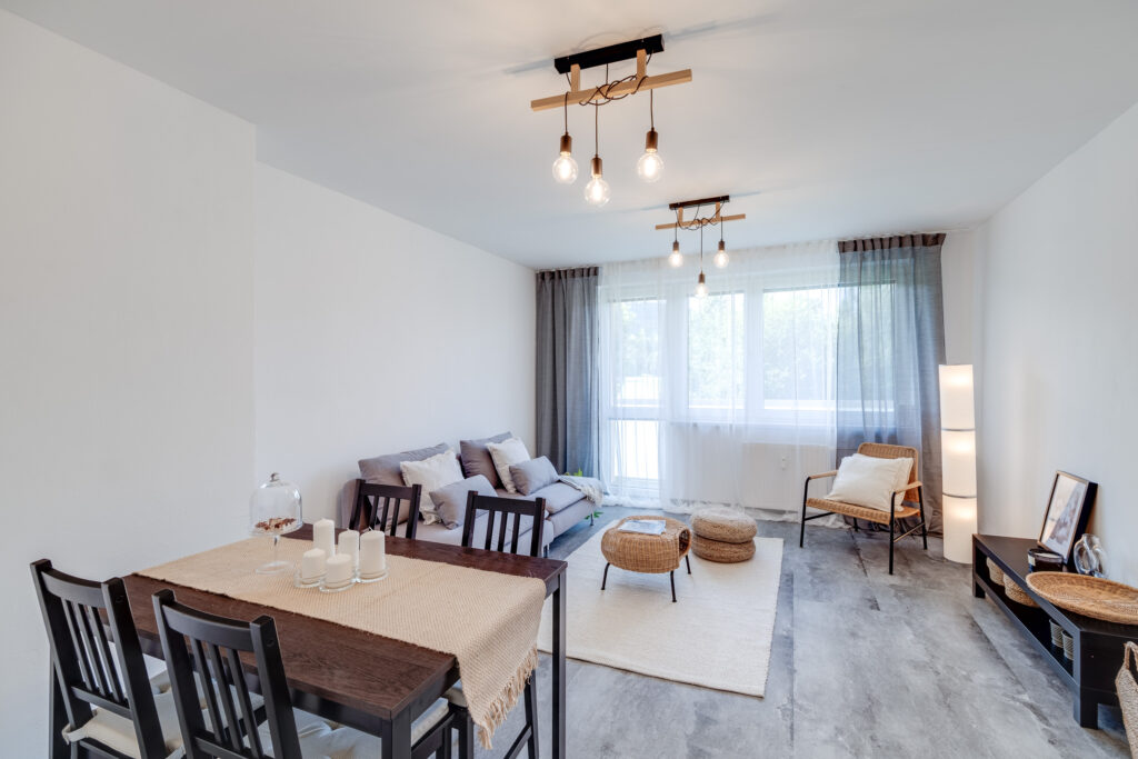 Home staging Ostrava - obývací pokoj